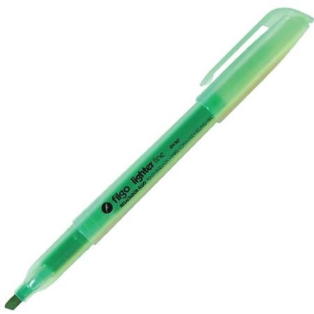 Resaltador Filgo Lighter Flúo Fino Verde -2