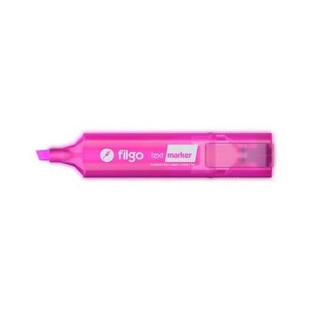Resaltador Filgo Text Marker Flúo Chato Rosa -2