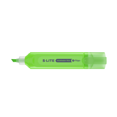 Resaltador Chato S Lite Verde Fluor