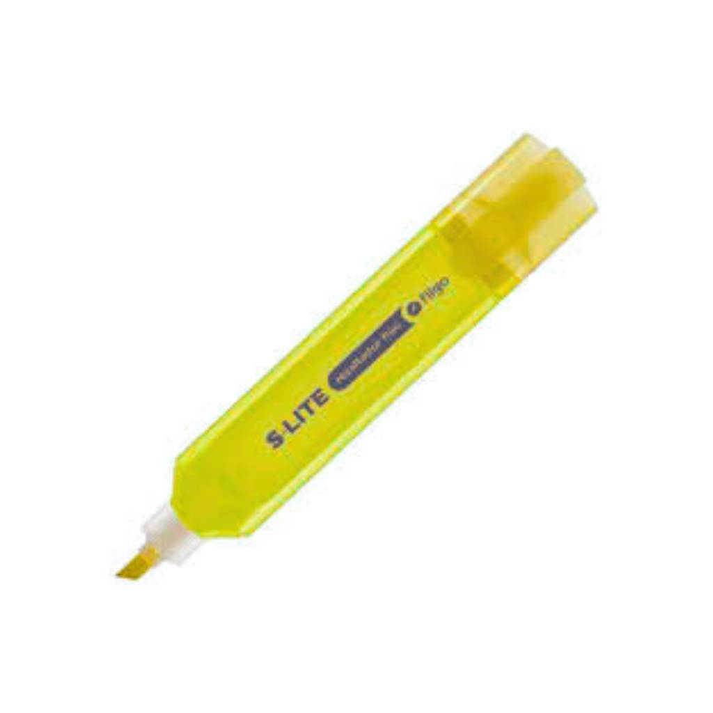 Resaltador Chato S Lite Amarillo Fluor