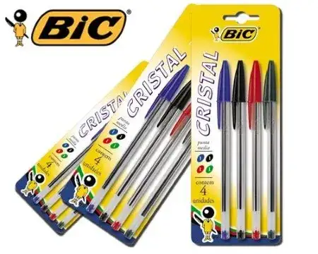 Bolígrafo Bic Cristal Media 1mm Azul x unidad
