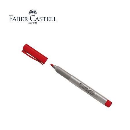 Marcador Faber Castell Multimark Permanente Punta fina Rojo -2