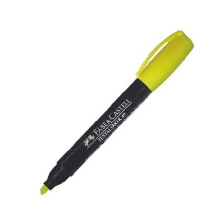 Resaltador Faber Castell T-49 Grueso Amarillo -2