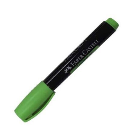 Resaltador Faber Castell T-49 Grueso Verde -2