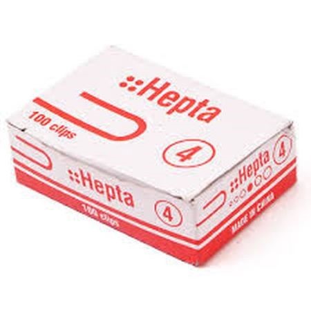 Clips Hepta Nº4 Niquelado 33mm x 100 unidades -2