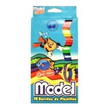 Plastilina Model 20grs 10 Colores -2