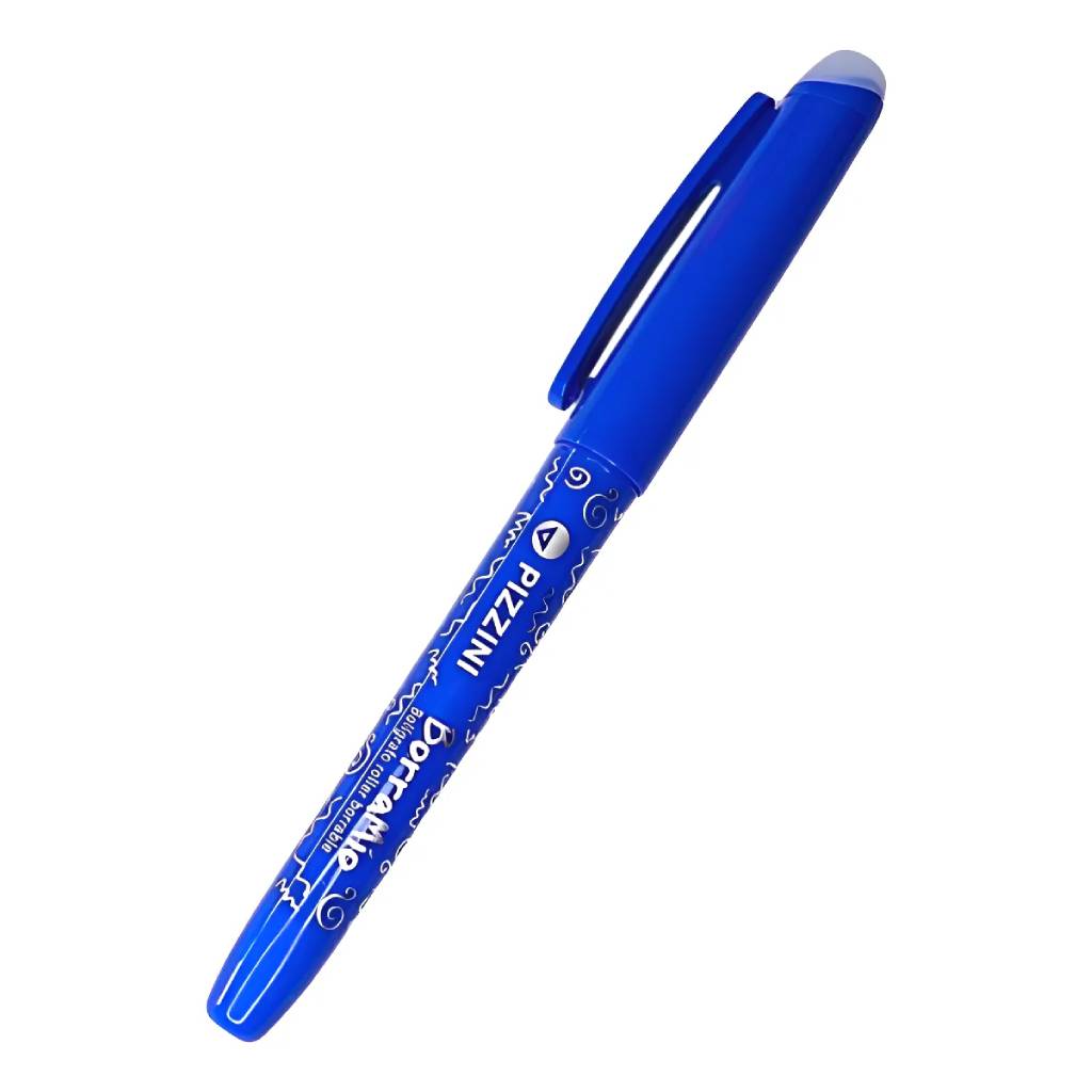 Boligrafo Pizzini Roller Borrable 0.7 Azul
