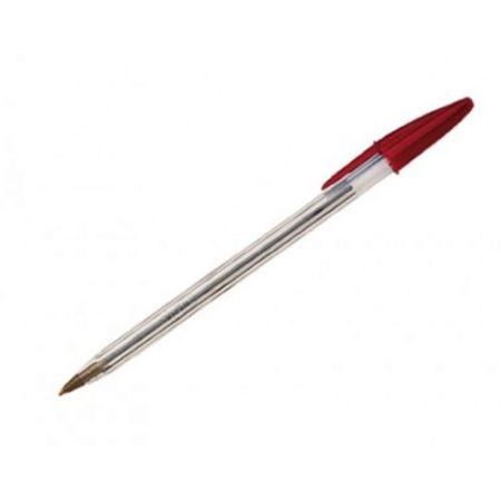 Bolígrafo Bic Cristal Media 1mm Rojo x unidad -2