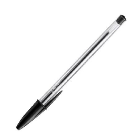 Bolígrafo Bic Cristal Media 1mm Negro x unidad -2