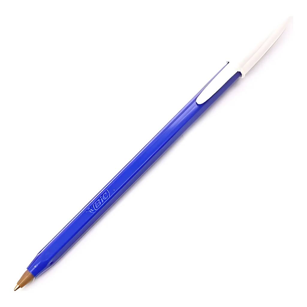 Bolígrafo Bic Opaco Media 1mm Azul x unidad -2