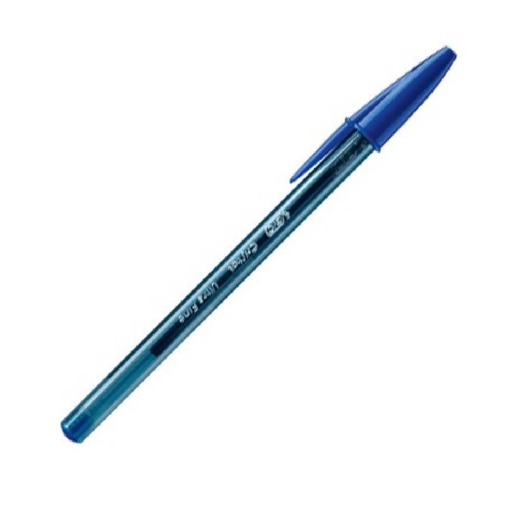 Bolígrafo Bic Cristal Ultra fina 0,7mm Azul x unidad -2