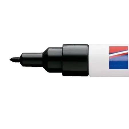 Marcador Edding 400 Permanente Punta fina 1mm Negro Recargable -2