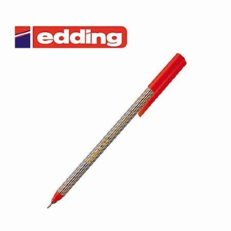 Microfibra Edding 55 Rojo pta metal -2